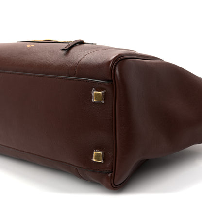 Celine Supple Shiny Lambskin Medium Smiling New Luggage Brick 9 of 9