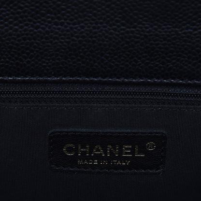 Chanel Caviar Quilted Grand Shopping Tote GST Black 6 of 12