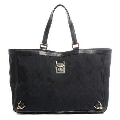 Gucci Monogram Large Abbey Tote Black 1 of 8