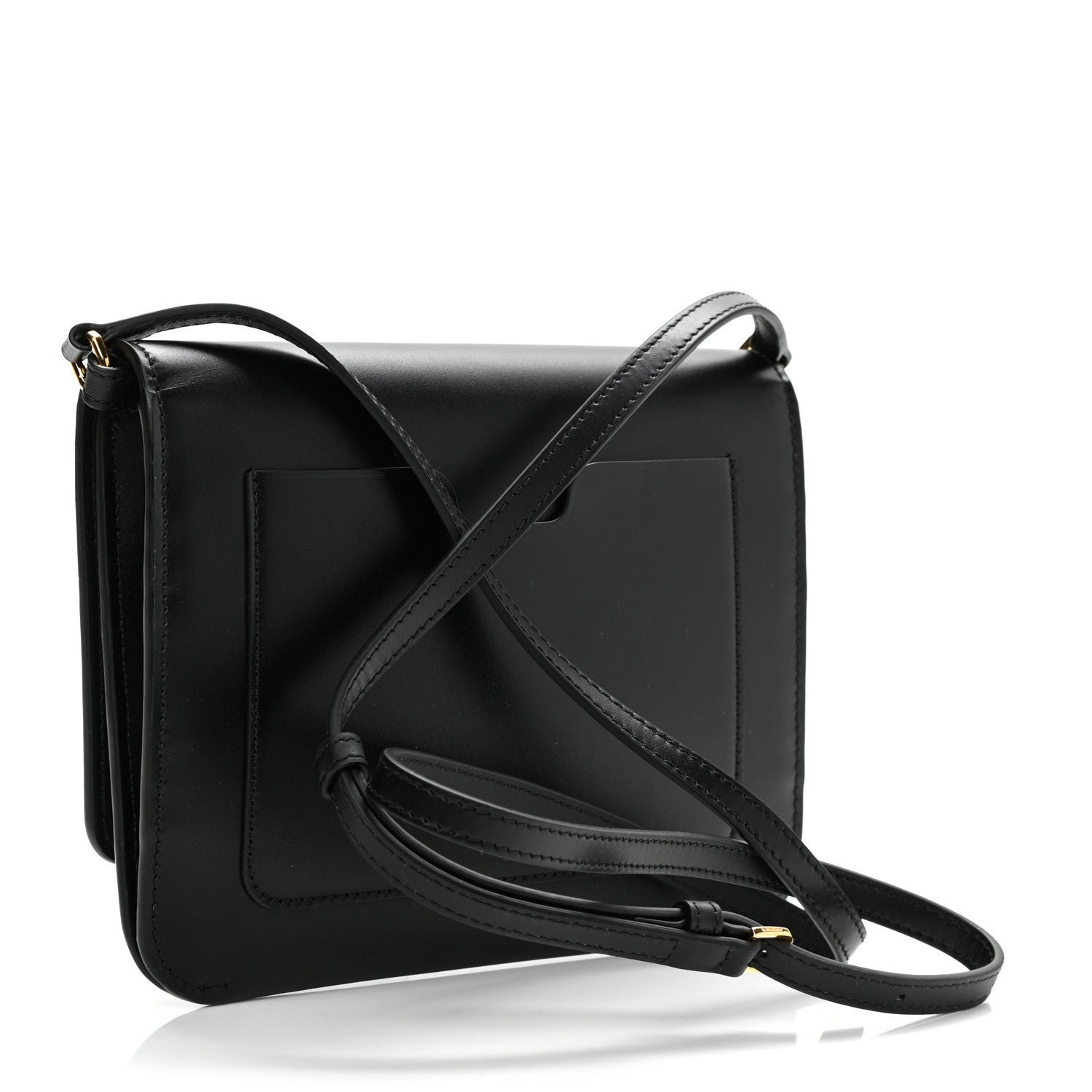Burberry Calfskin Mini TB Bag Black 3 of 9