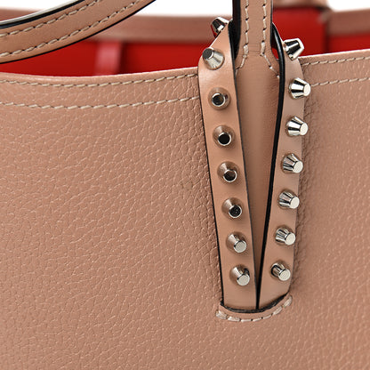 Christian Louboutin Calfskin Spikes East West Cabata Tote Nude 17 of 18