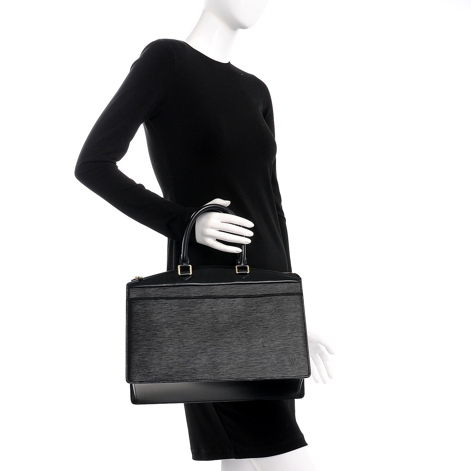 Louis Vuitton Epi Riviera Black 2 of 10