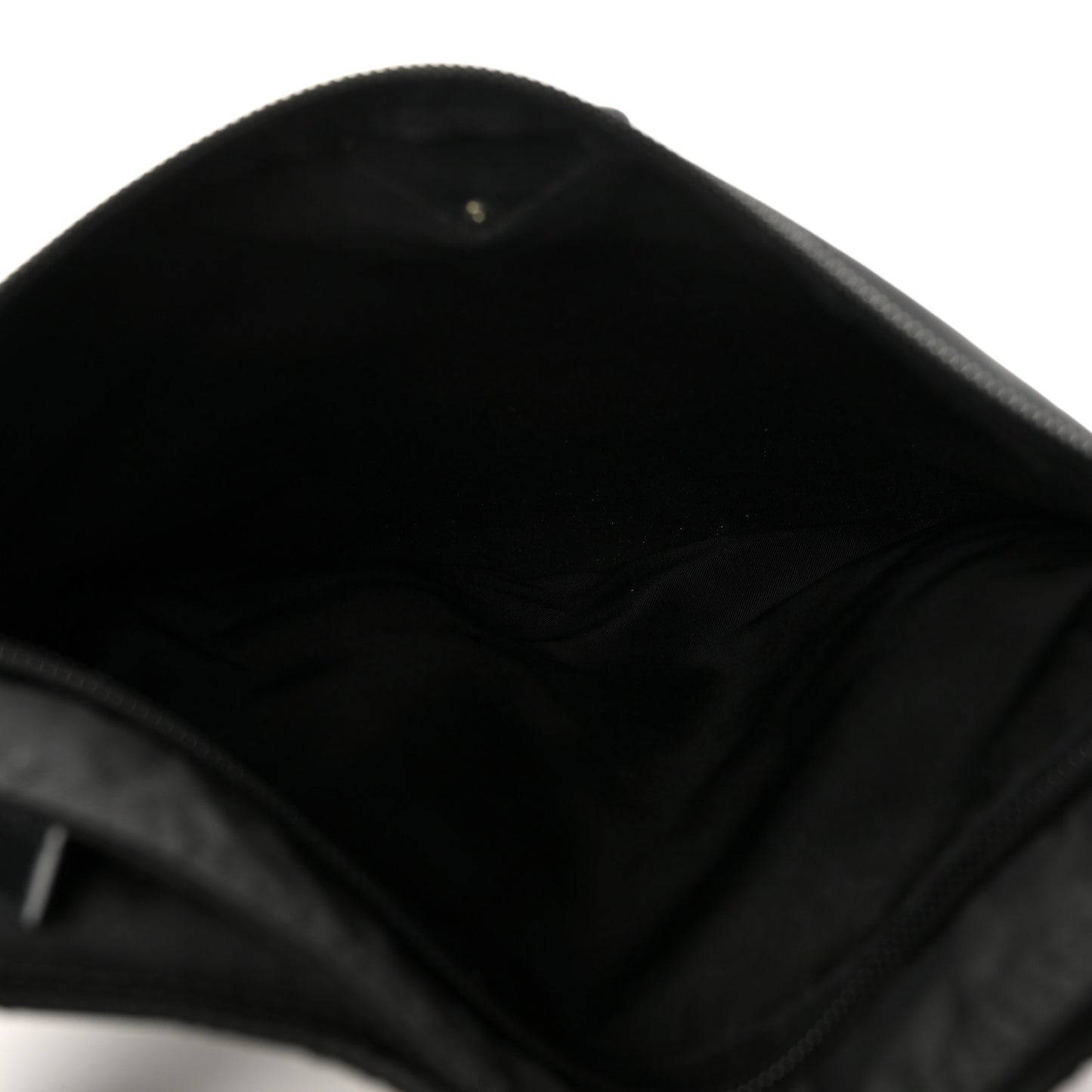 Nylon Vela Flat Messenger Bag Black