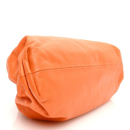 Bottega Veneta Smooth Butter Calf The Pouch Oversized Clutch Burnt Orange 5 of 9
