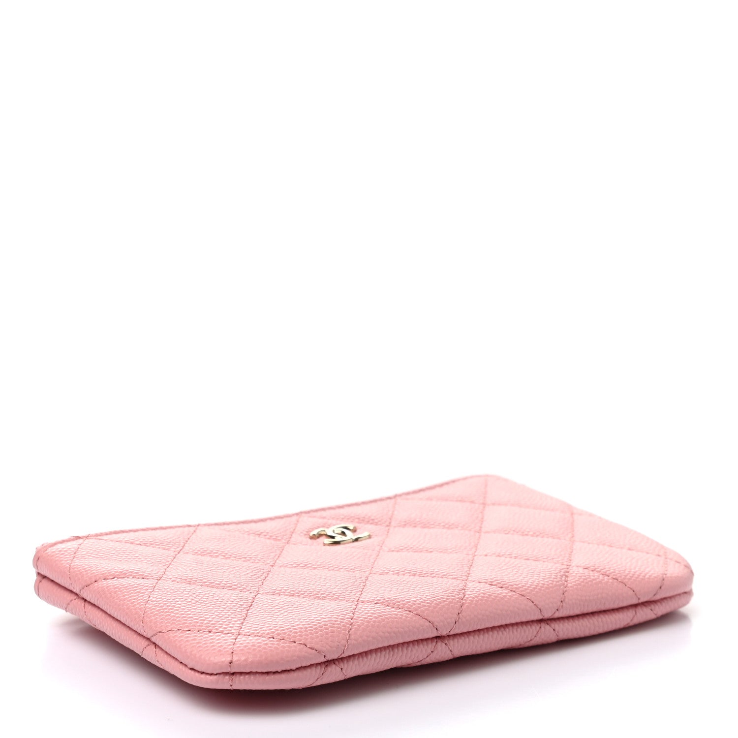Chanel Caviar Quilted Small Cosmetic Case Light Pink 4 of 8