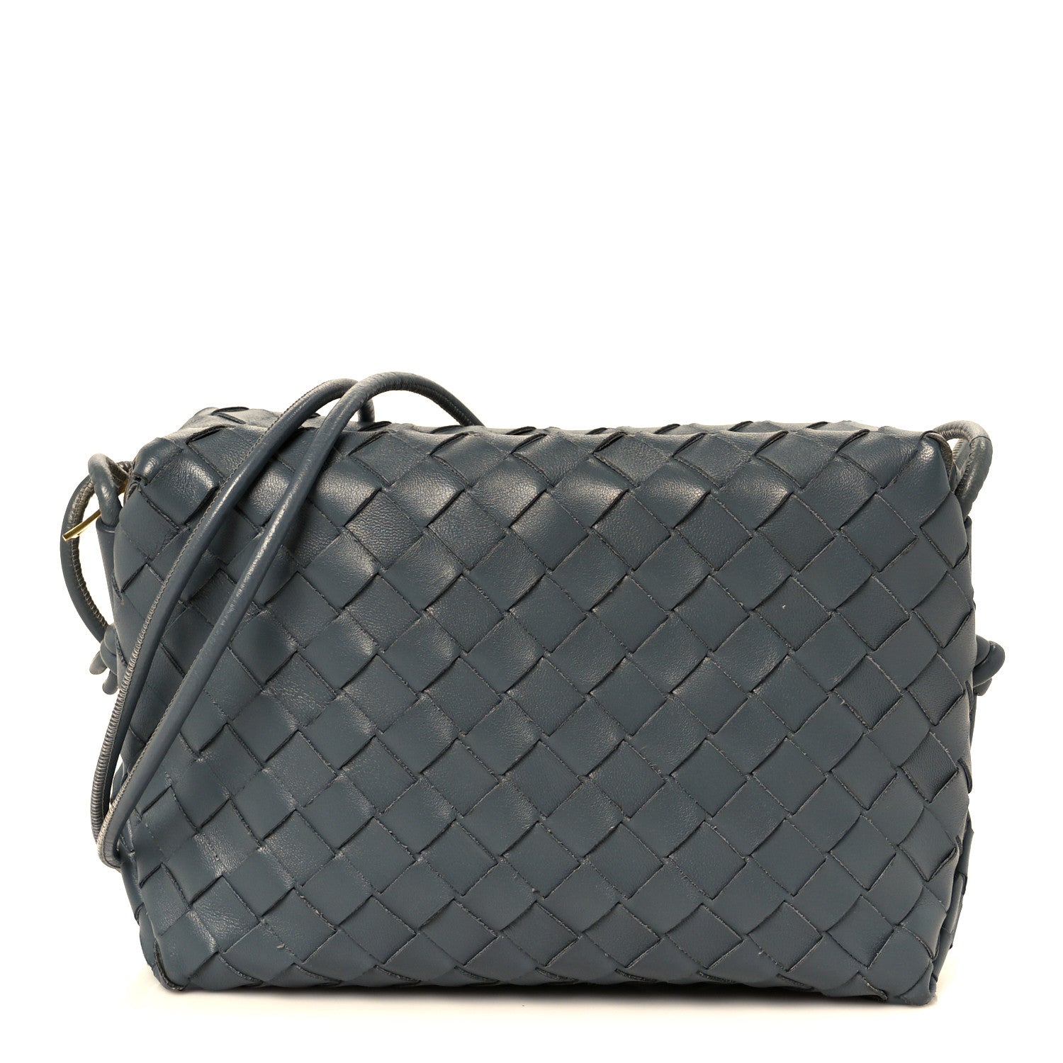 Bottega Veneta Nappa Intrecciato Small Loop Camera Bag Thunder 1 of 9