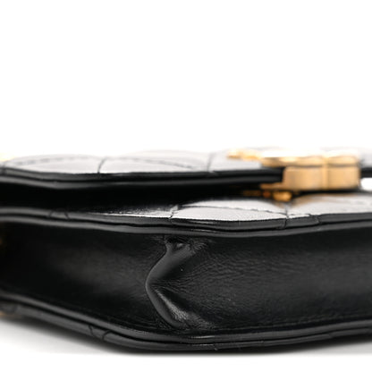Chanel Calfskin Quilted Perfect Fit Coin Purse With Chain Black 10 of 13