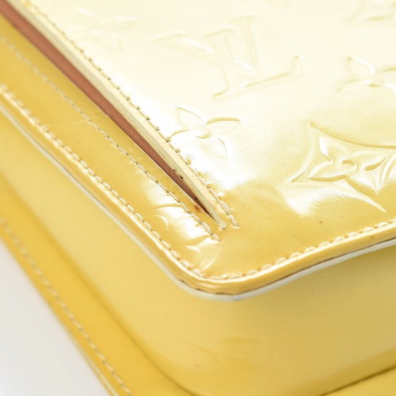 Louis Vuitton Vernis Mott Yellow 13 of 14