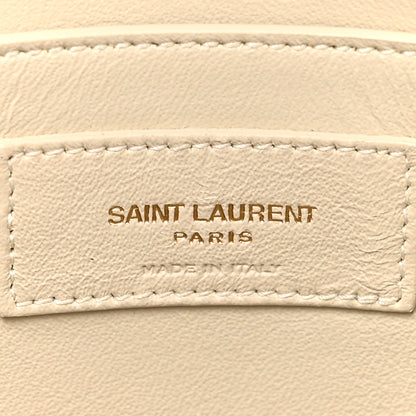 Saint Laurent Smooth Calfskin Manhattan Shoulder Bag Crema Soft 6 of 14