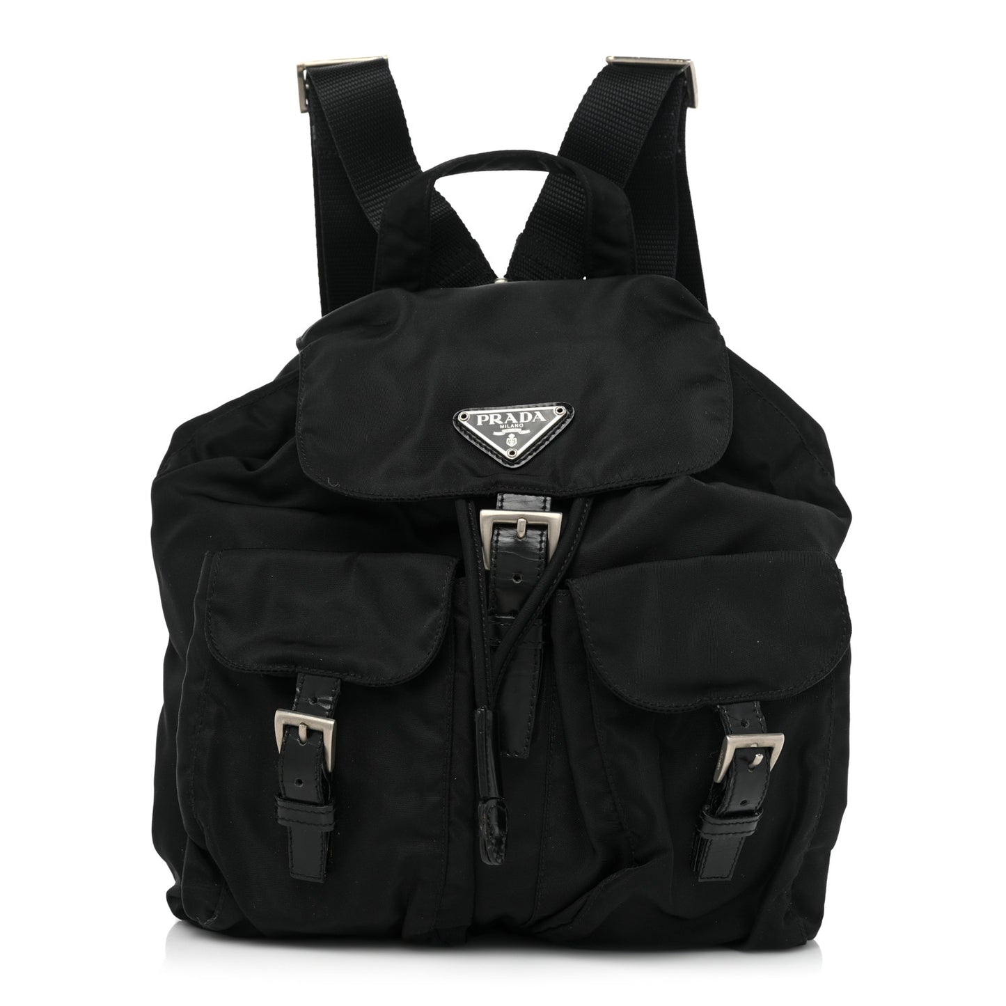 Tessuto Nylon Vela Small Backpack Black
