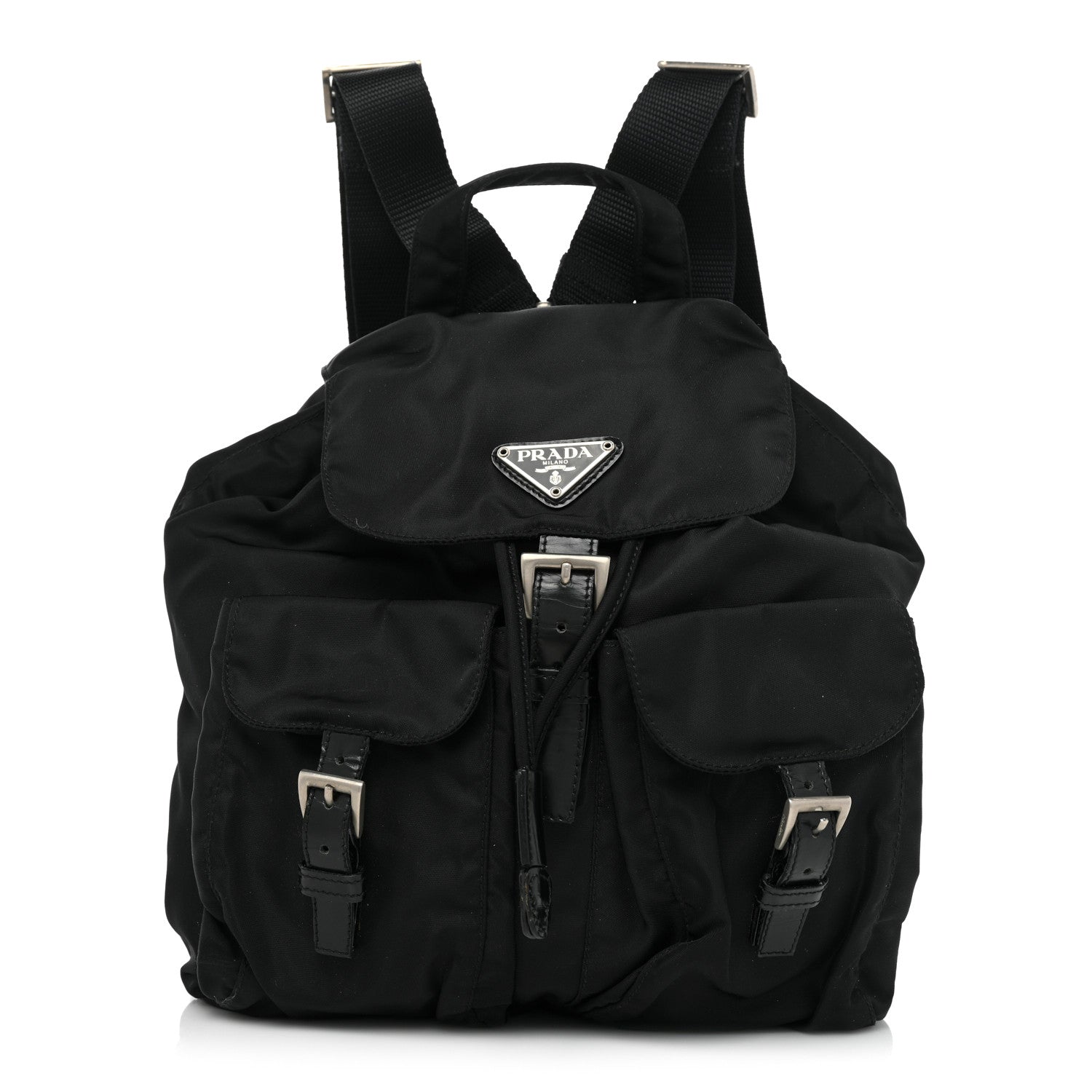 Prada Tessuto Nylon Vela Small Backpack Black 1 of 10