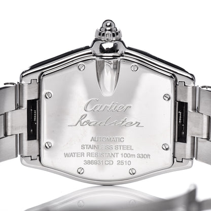 Cartier Stainless Steel 37mm Roadster Automatic Watch 5 of 9