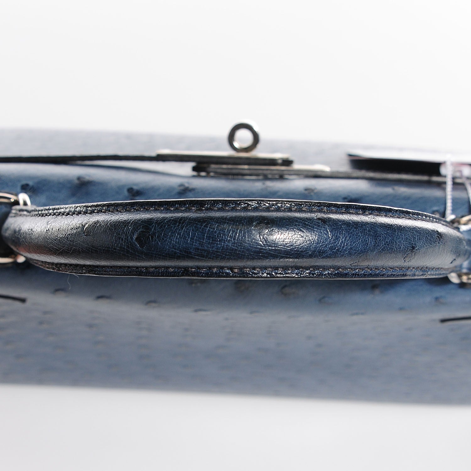 Hermes Ostrich Kelly Sellier 28 Bleu Roi 25 of 25