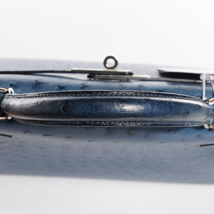 Hermes Ostrich Kelly Sellier 28 Bleu Roi 25 of 25