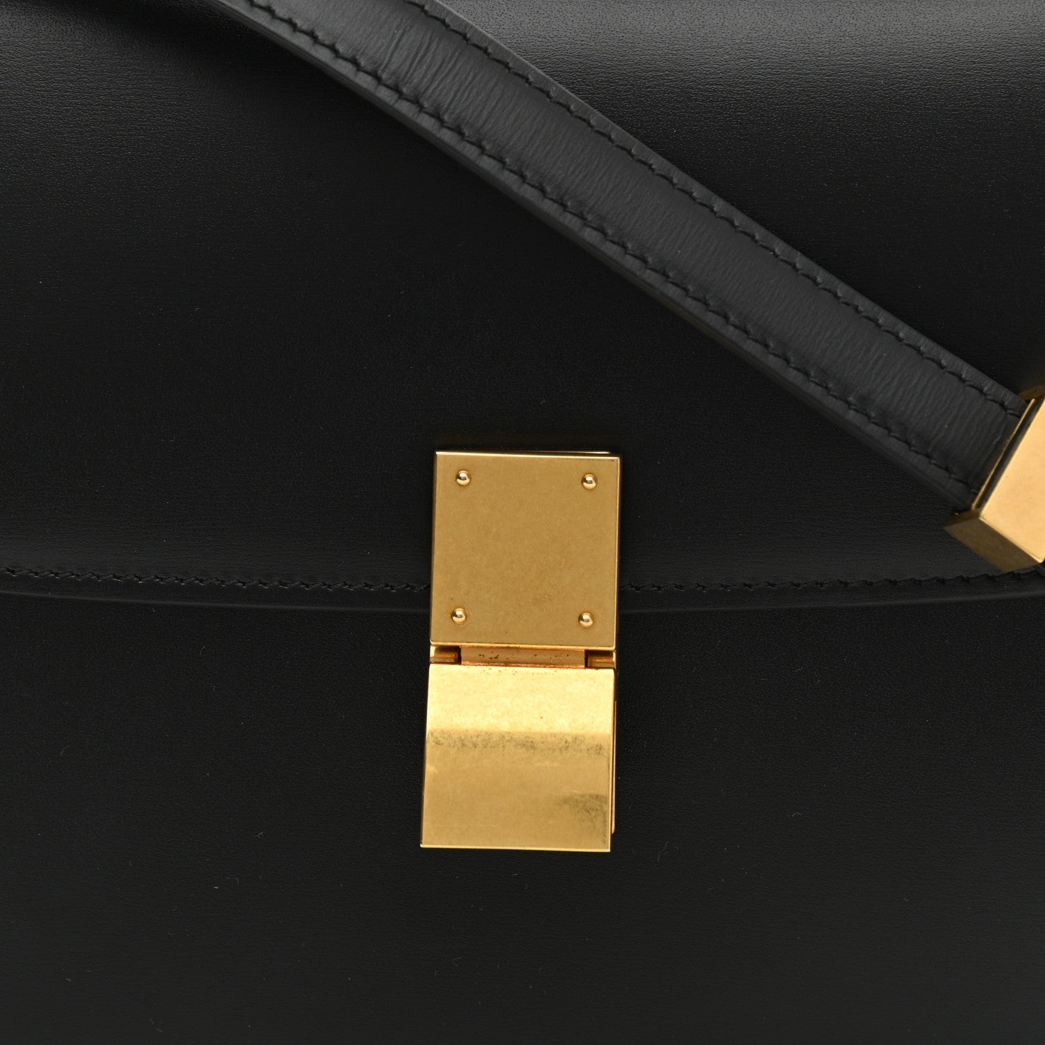 Celine Box Calfskin Teen Classic Box Flap Bag Black 7 of 8