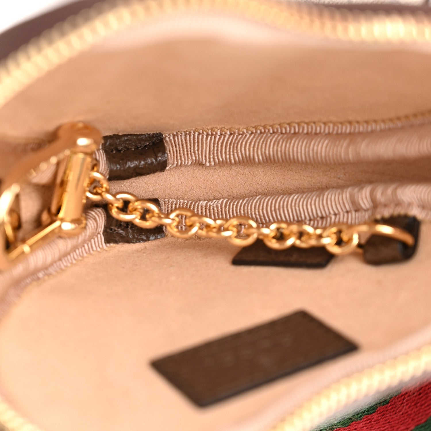 Gucci GG Supreme Monogram Web Ophidia Utility Belt Bag 85 34 Beige Ebony New Acero 6 of 15