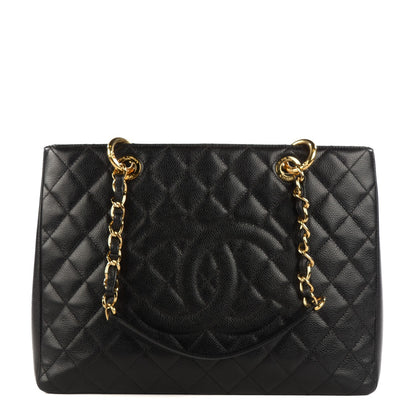 Chanel Caviar Quilted Grand Shopping Tote GST Black 1 of 8
