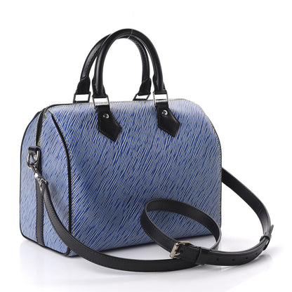 Louis Vuitton Epi Speedy Bandouliere 25 Denim Light 3 of 9