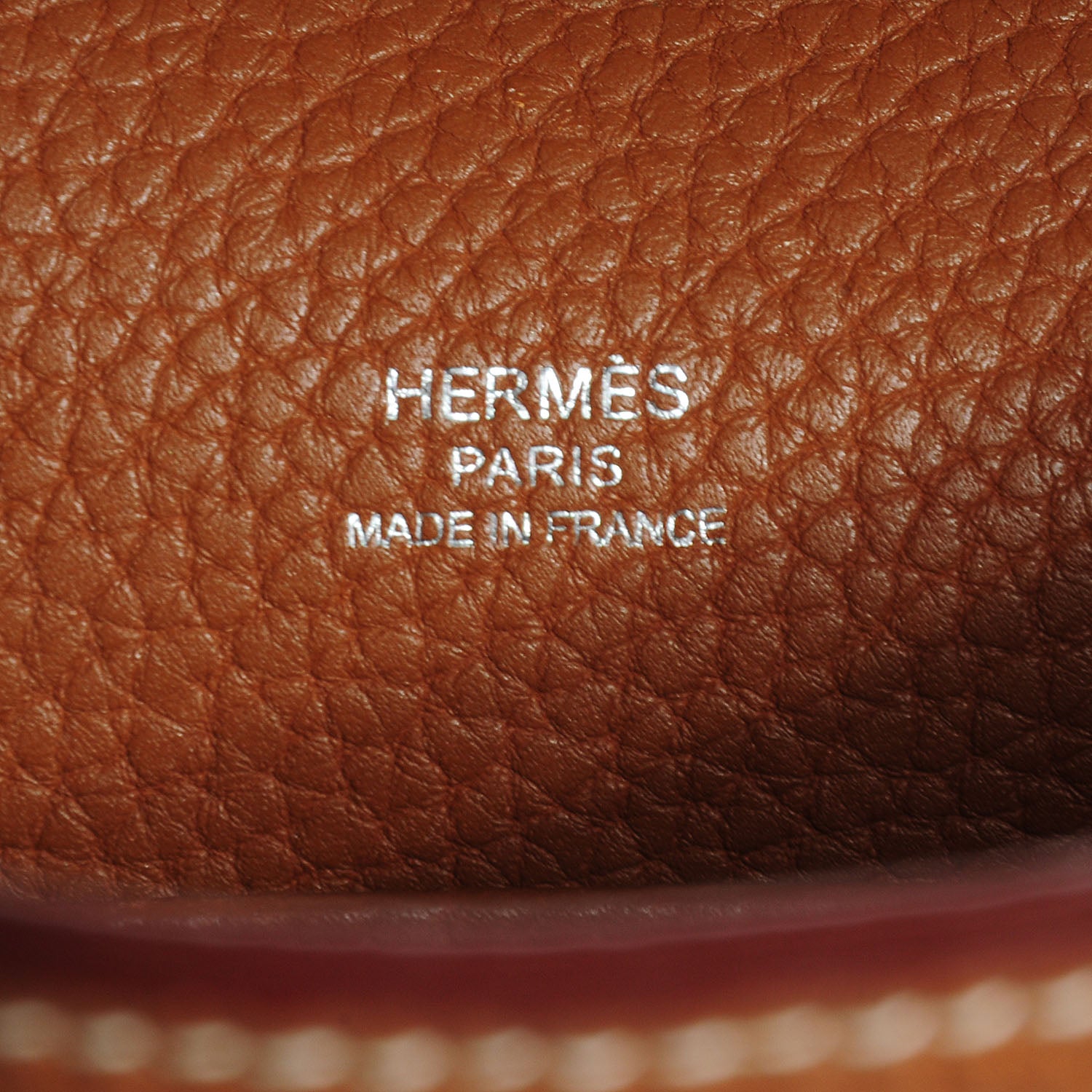 Hermes Taurillon Clemence Sac Goodnews PM Gold 7 of 13