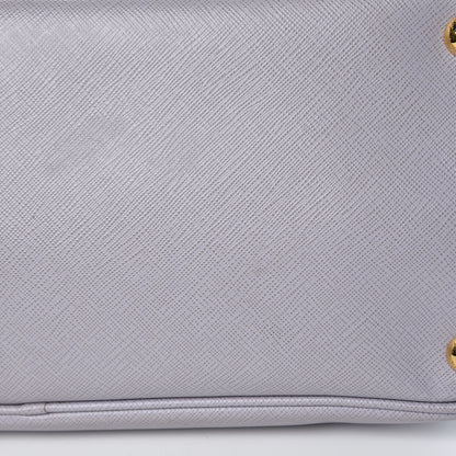 Prada Saffiano Medium Galleria Double Zip Tote Glicine 14 of 18