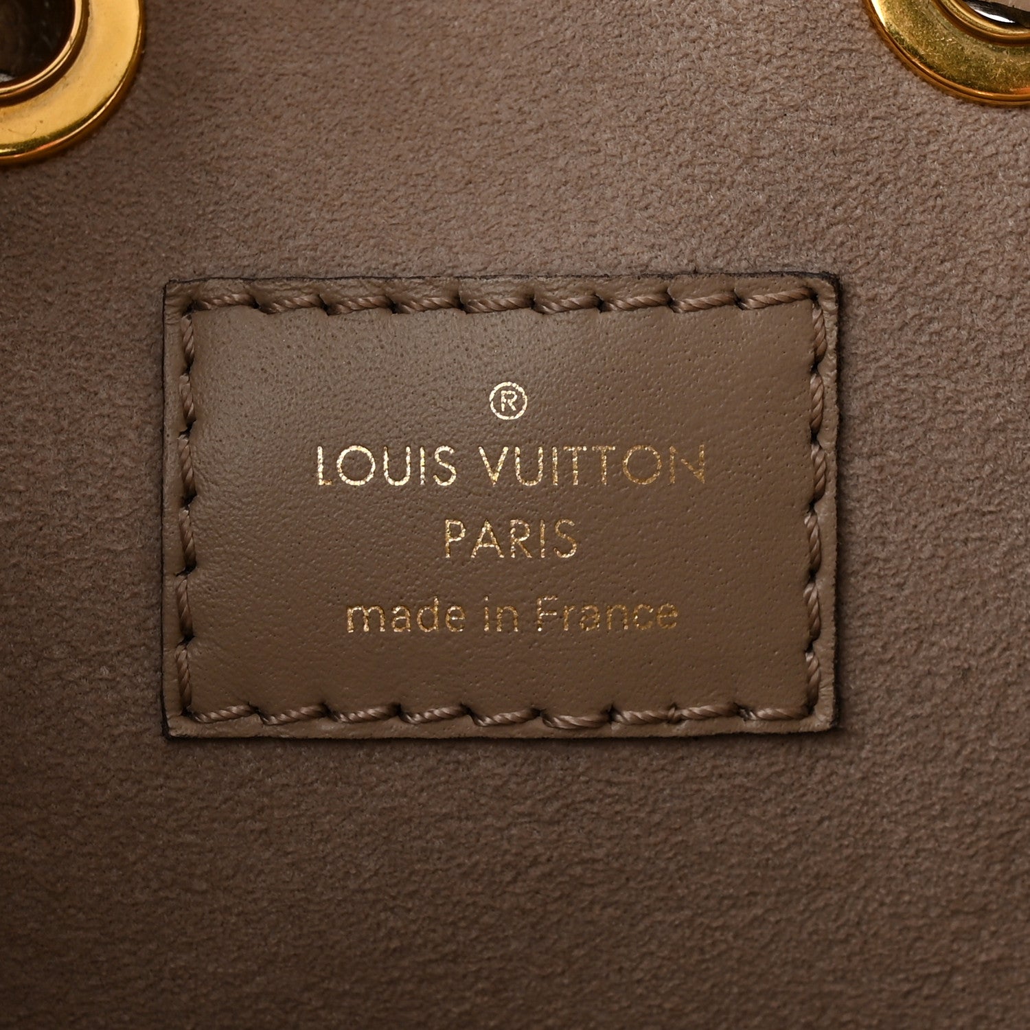 Louis Vuitton Empreinte Monogram Giant Neonoe MM Tourterelle Creme 6 of 10