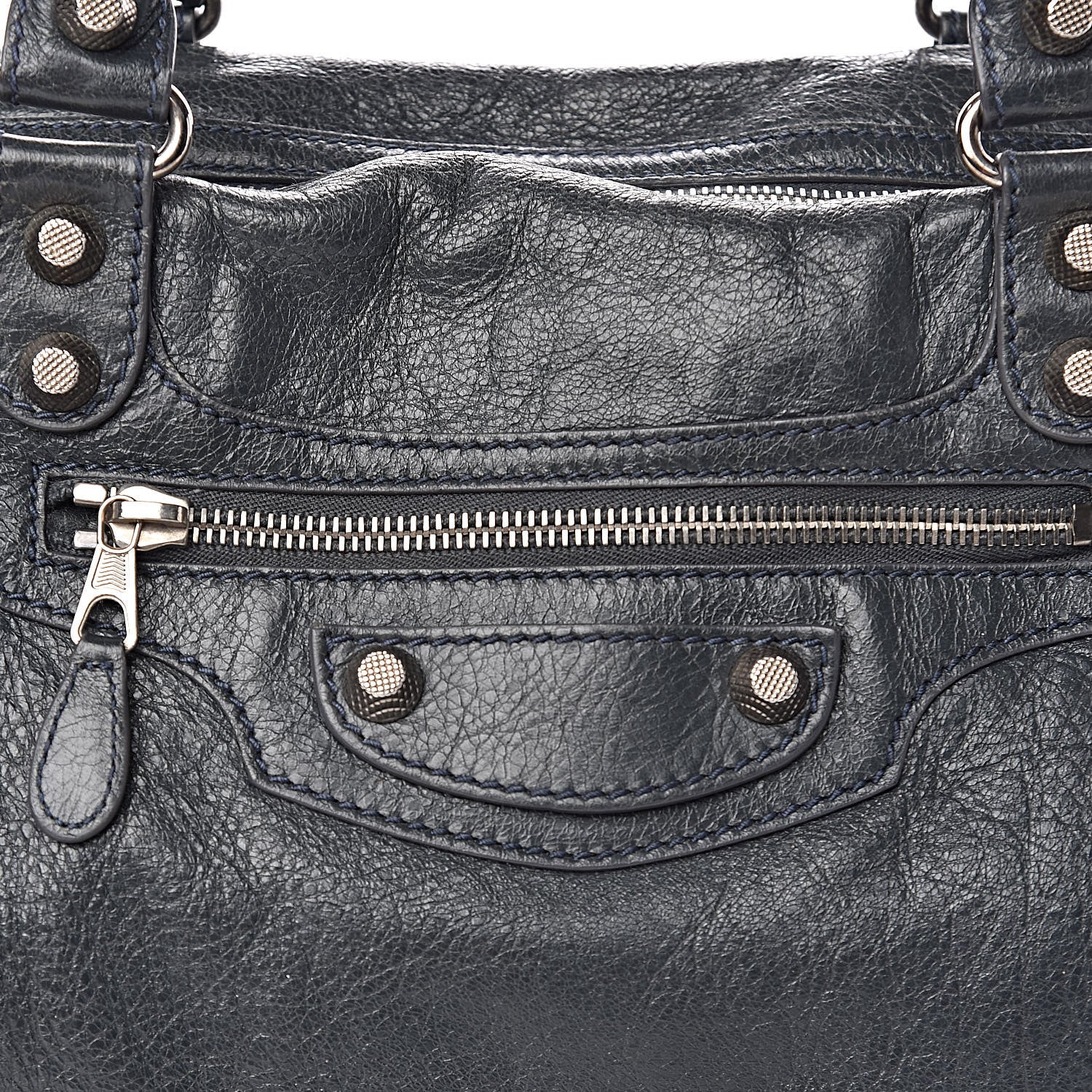 Balenciaga Agneau Giant 12 Silver Hardware Boston Anthracite 7 of 12