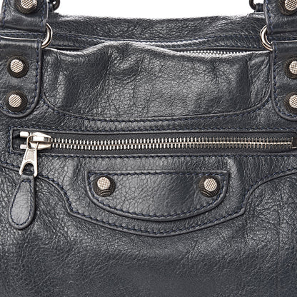 Balenciaga Agneau Giant 12 Silver Hardware Boston Anthracite 7 of 12