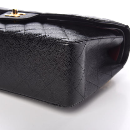 Chanel Caviar Quilted Jumbo Double Flap Black 9 of 10