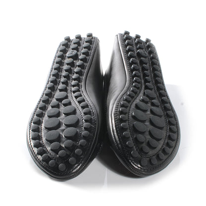 Louis Vuitton Leather Oxford Ballerina Flats Black 38.5 4 of 7