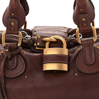 Chloe Calfskin Medium Paddington Satchel Chocolate 8 of 14