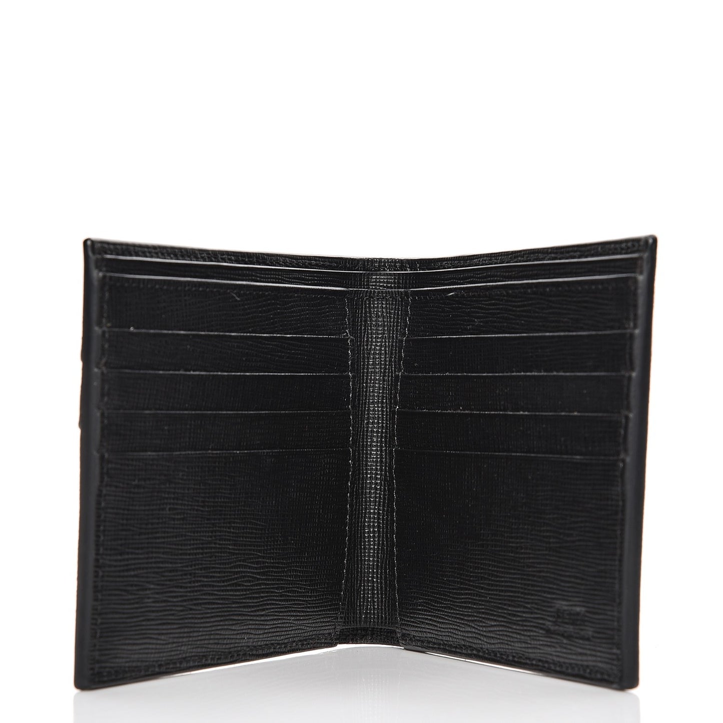 Vitello Elite Monster Eyes Inlay Bi-Color Wallet Red Multicolor
