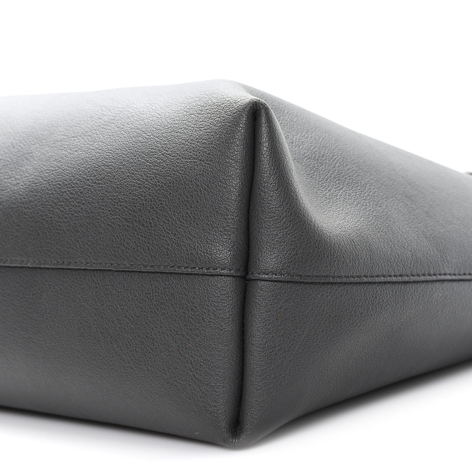 Saint Laurent Calfskin Large Shopping Tote Fog 11 of 12