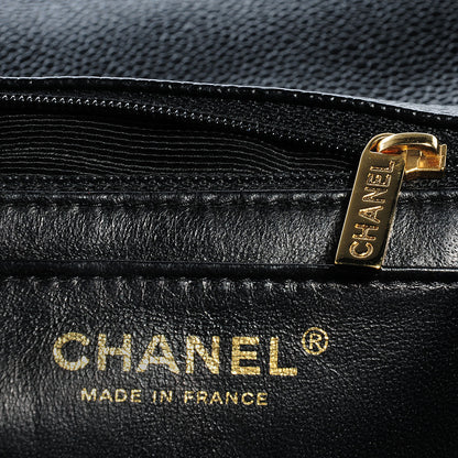 Chanel Caviar Jumbo Single Flap Black 7 of 8