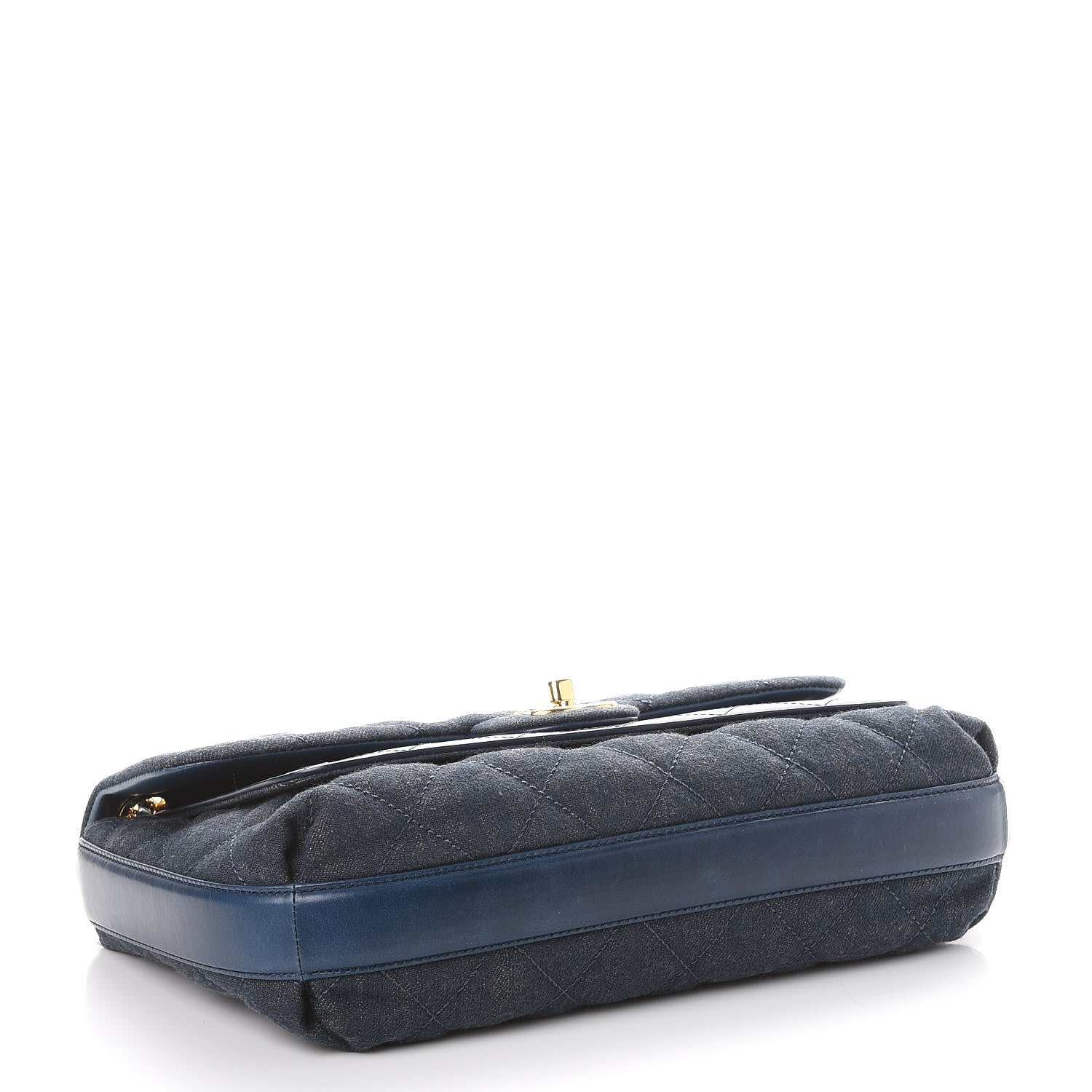 Chanel Denim Calfskin Quilted Small Flap Blue 4 of 9