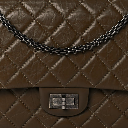 Chanel Aged Calfskin Quilted 2.55 Reissue 227 Flap Dark Brown 8 of 10