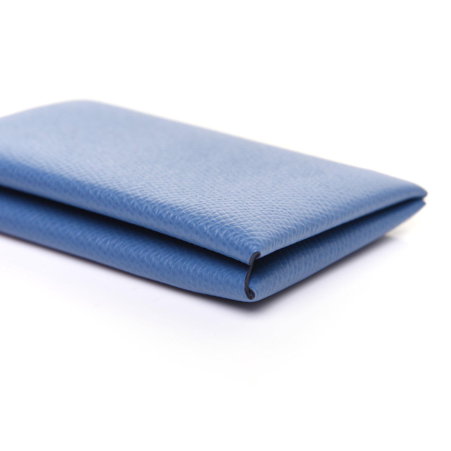 Hermes Epsom Calvi Card Case Deep Bleu 6 of 10