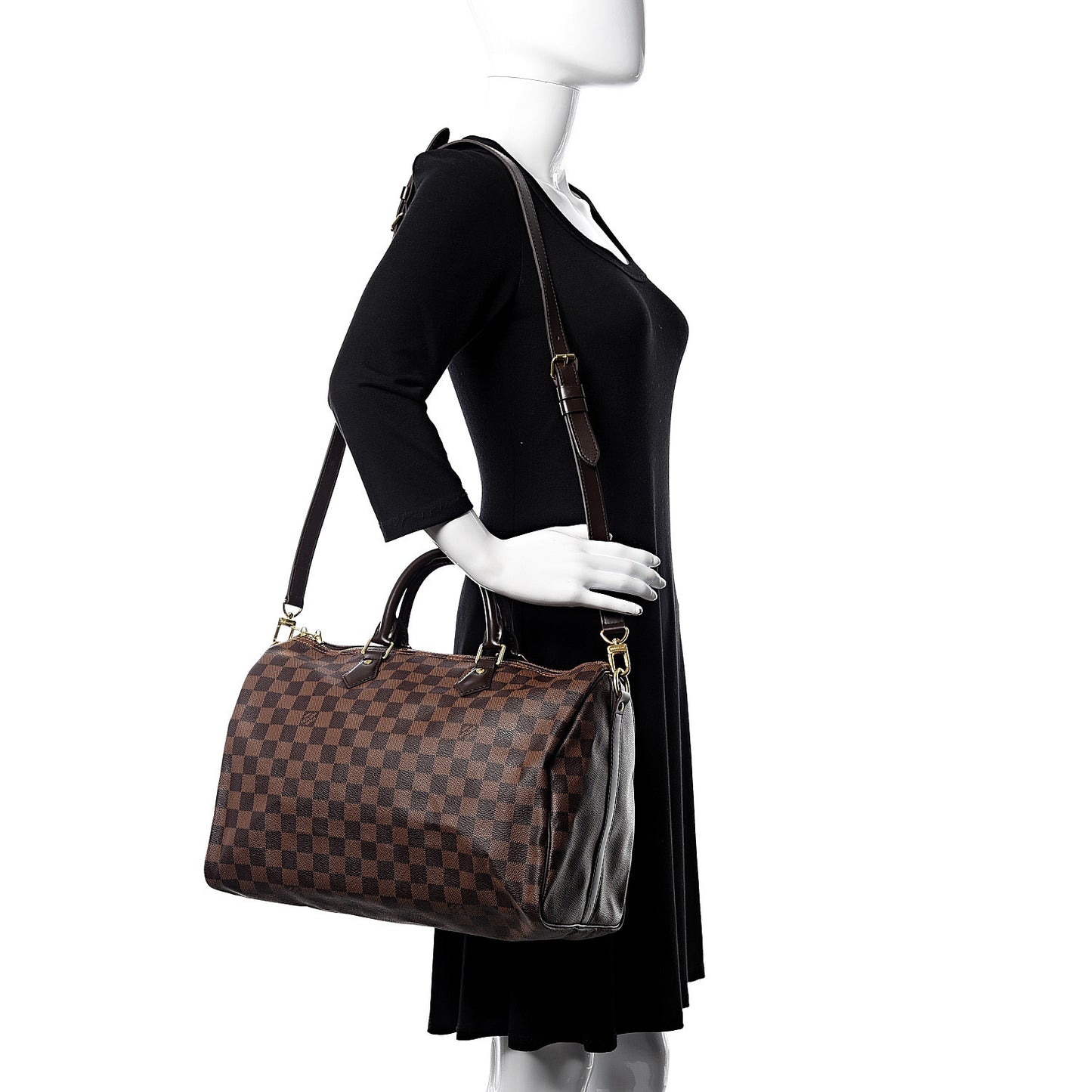 Damier Ebene Speedy Bandouliere 35