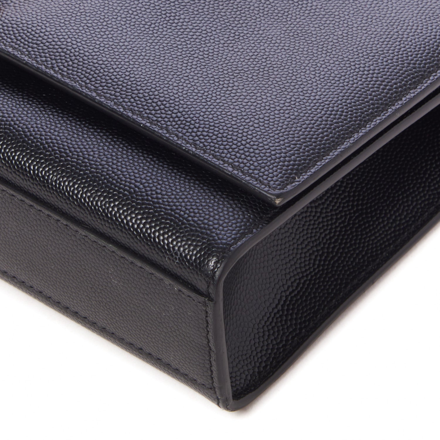 Saint Laurent Grain De Poudre Medium Classic Monogram Kate Satchel Black 4 of 8