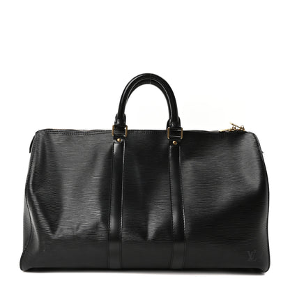 Louis Vuitton Epi Keepall 45 Black 1 of 8