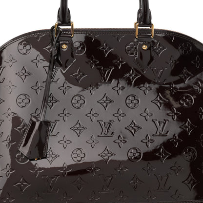 Louis Vuitton Vernis Alma MM Amarante 8 of 11