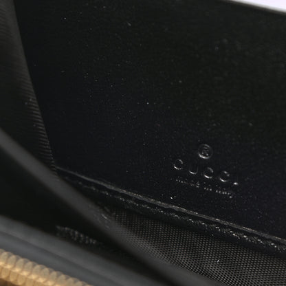 Gucci Calfskin Web Rajah Zip Around Wallet Black 6 of 7