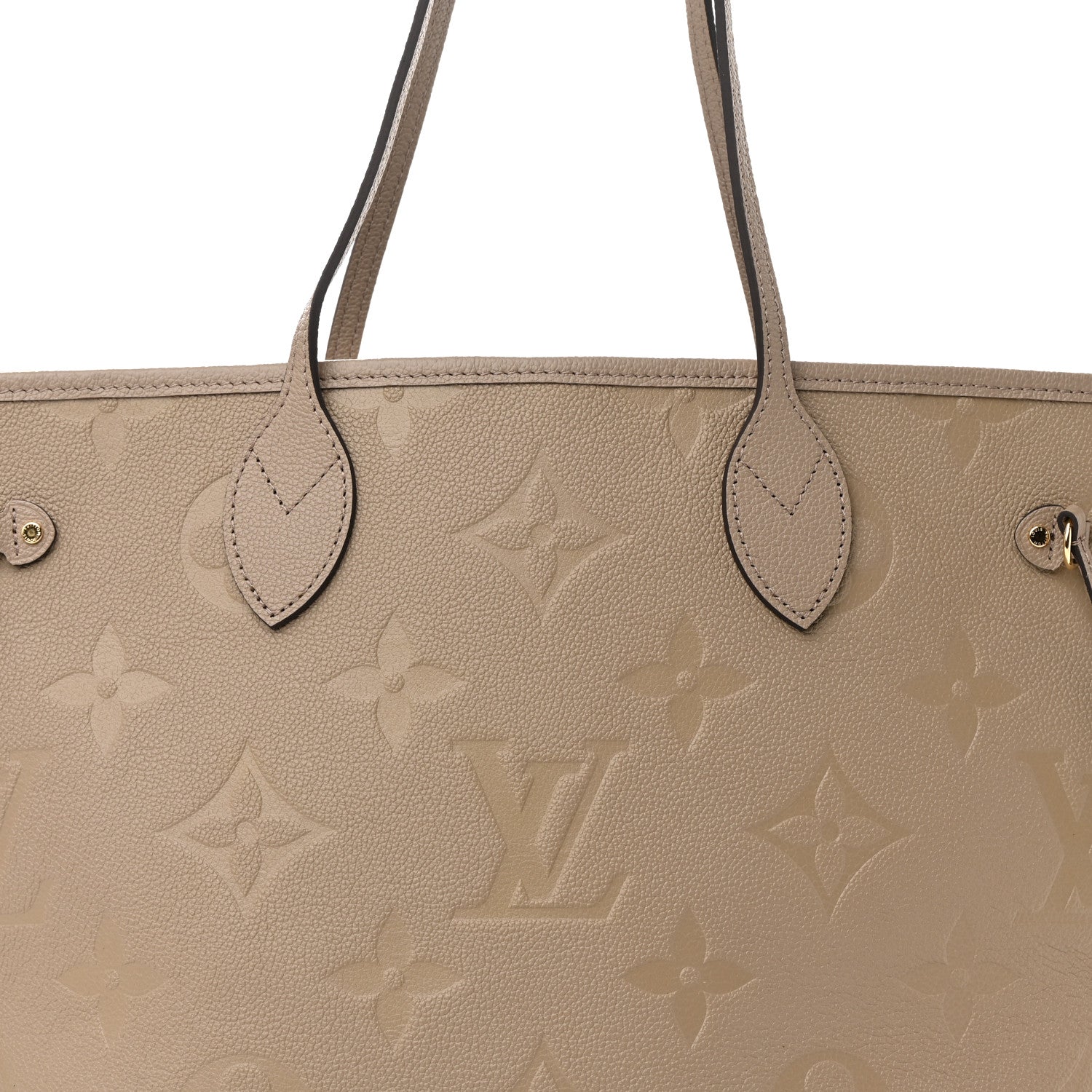 Louis Vuitton Empreinte Monogram Giant Neverfull MM Tourterelle 7 of 12