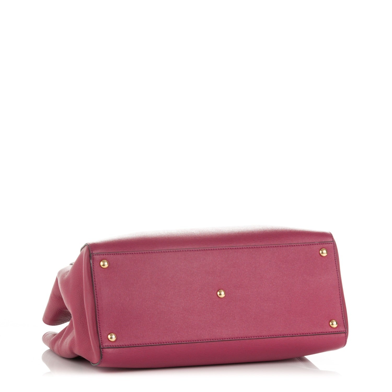 Fendi Vitello Elite Flamingo Regular 2Jours Tote Amarena 5 of 10