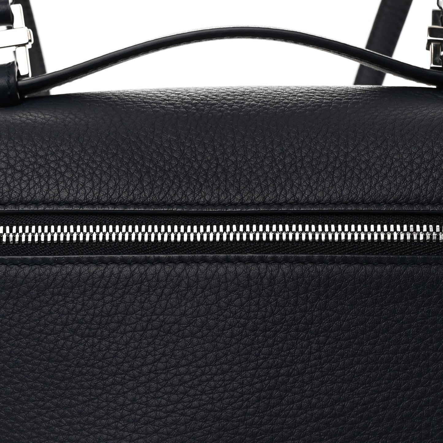 Grained Calfskin L23.5 Extra Pocket Backpack Navy Blue