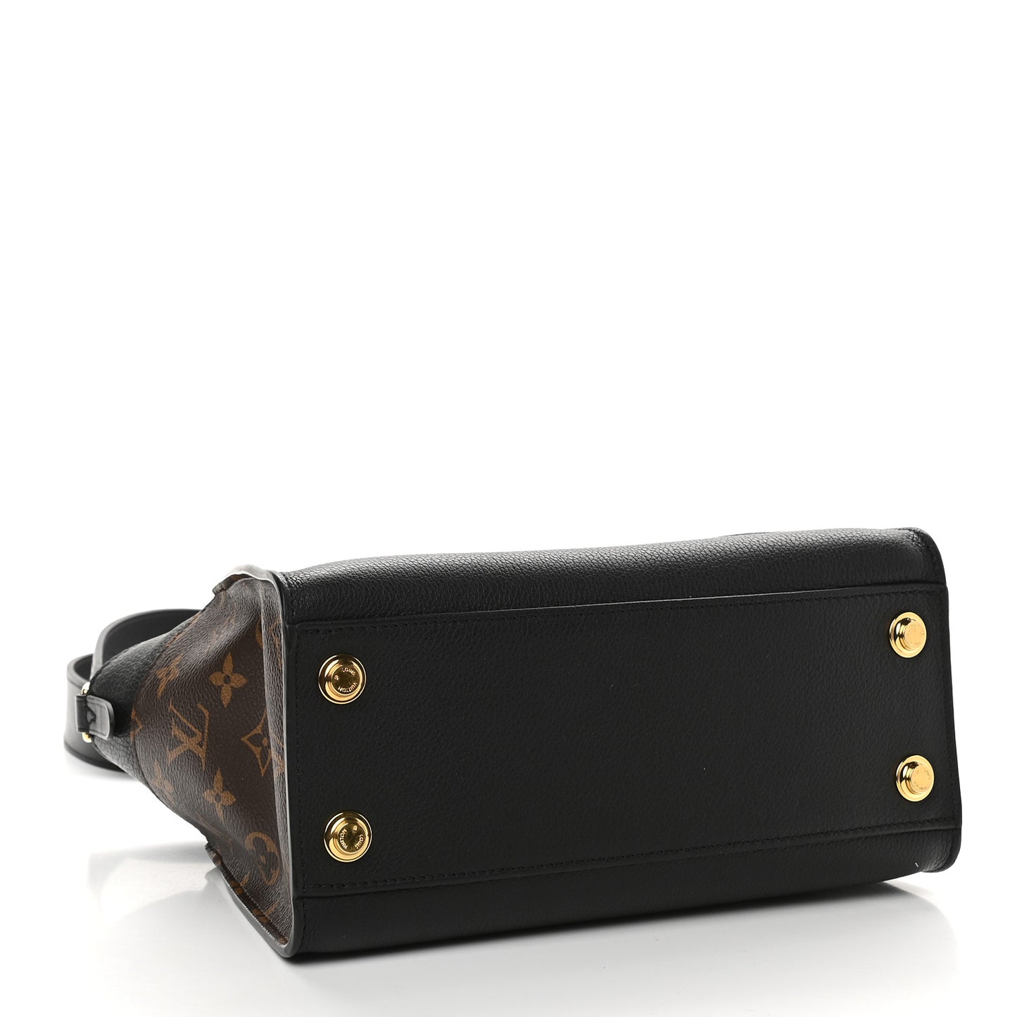 Calfskin Monogram On My Side PM Black
