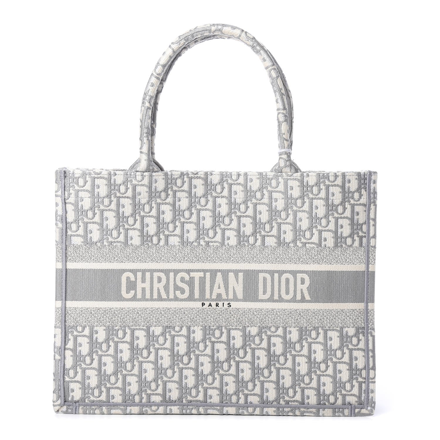 Christian Dior Oblique Medium Book Tote Grey 1 of 11