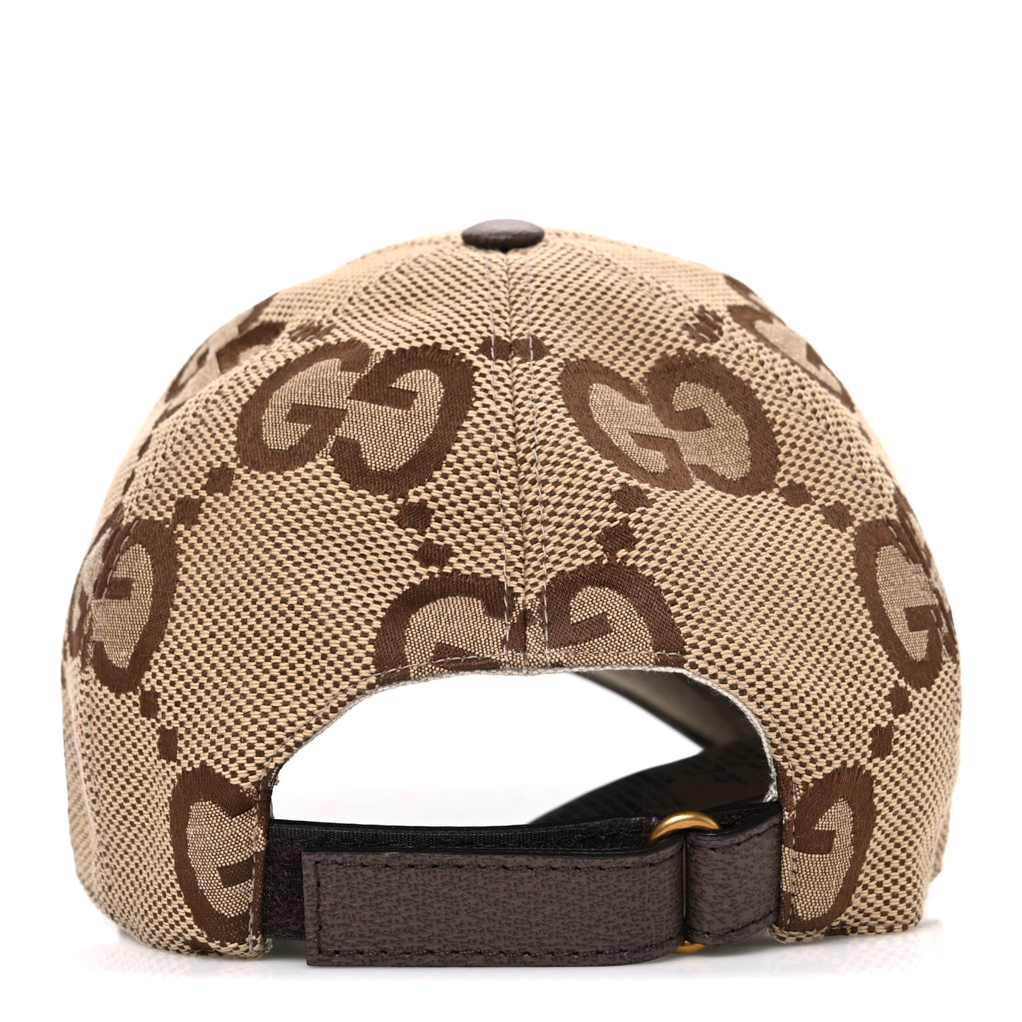 Monogram Jumbo GG Baseball Hat M 57 Camel Ebony