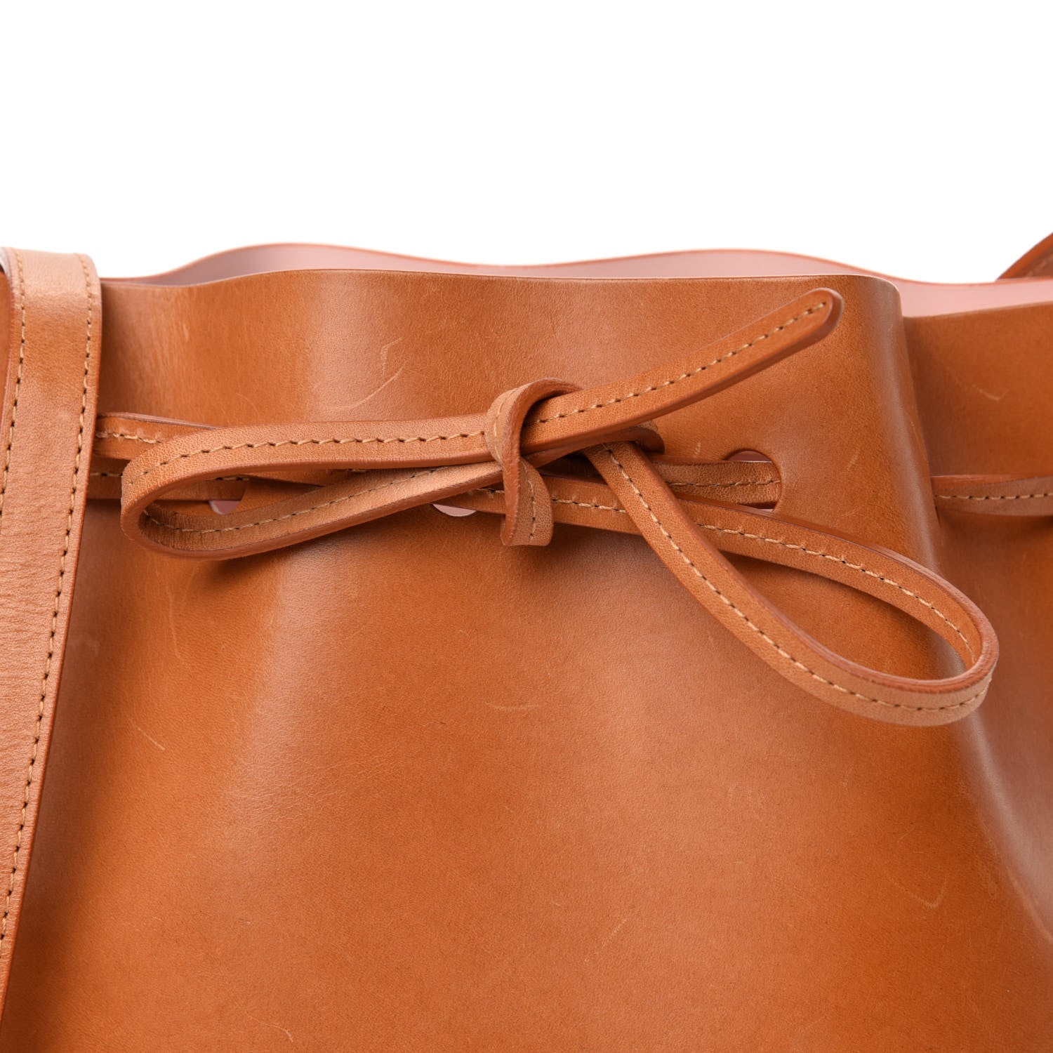 Mansur Gavriel Calfskin Mini Bucket Bag Cammello Rosa 13 of 13