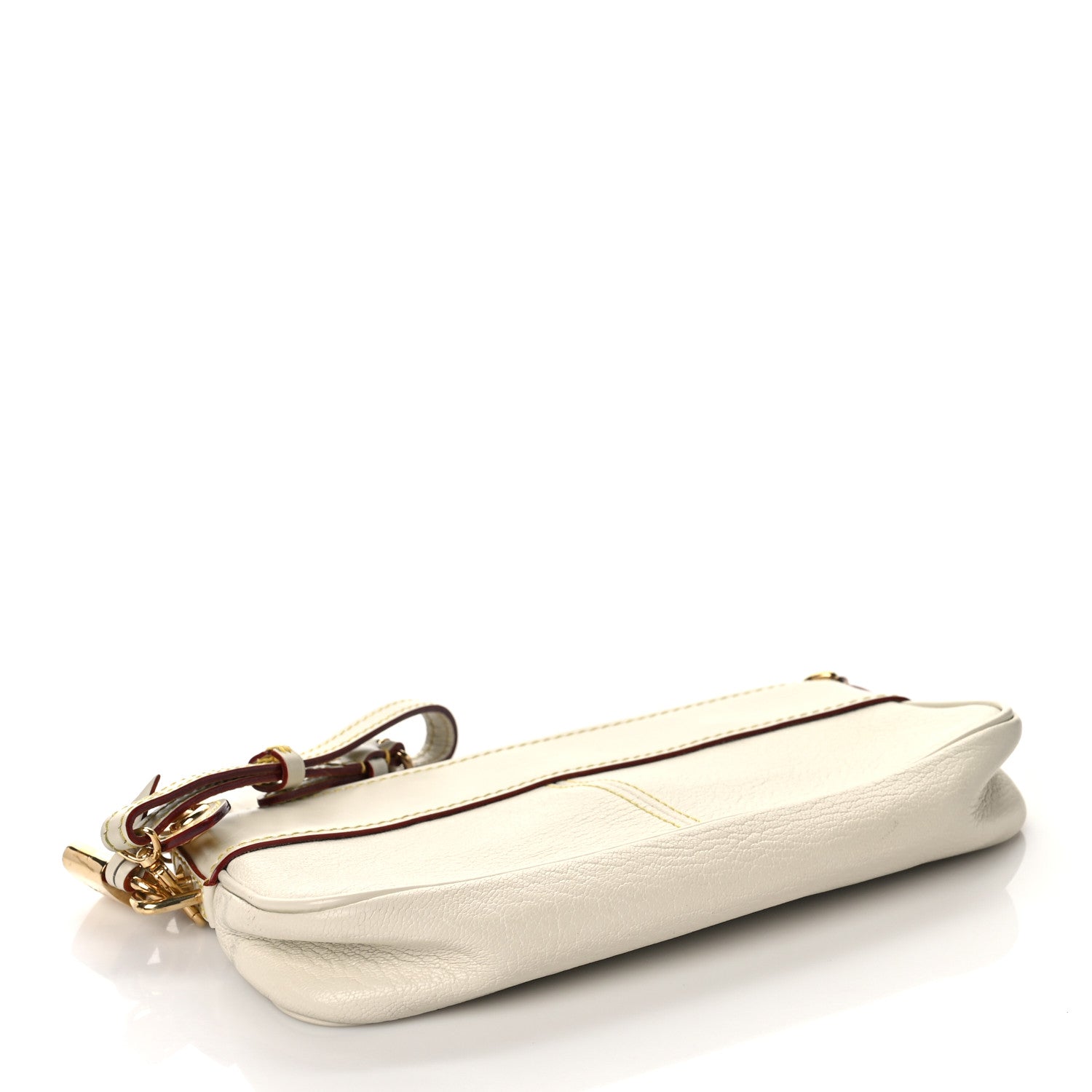 Louis Vuitton Suhali Lockit Clutch White 4 of 8