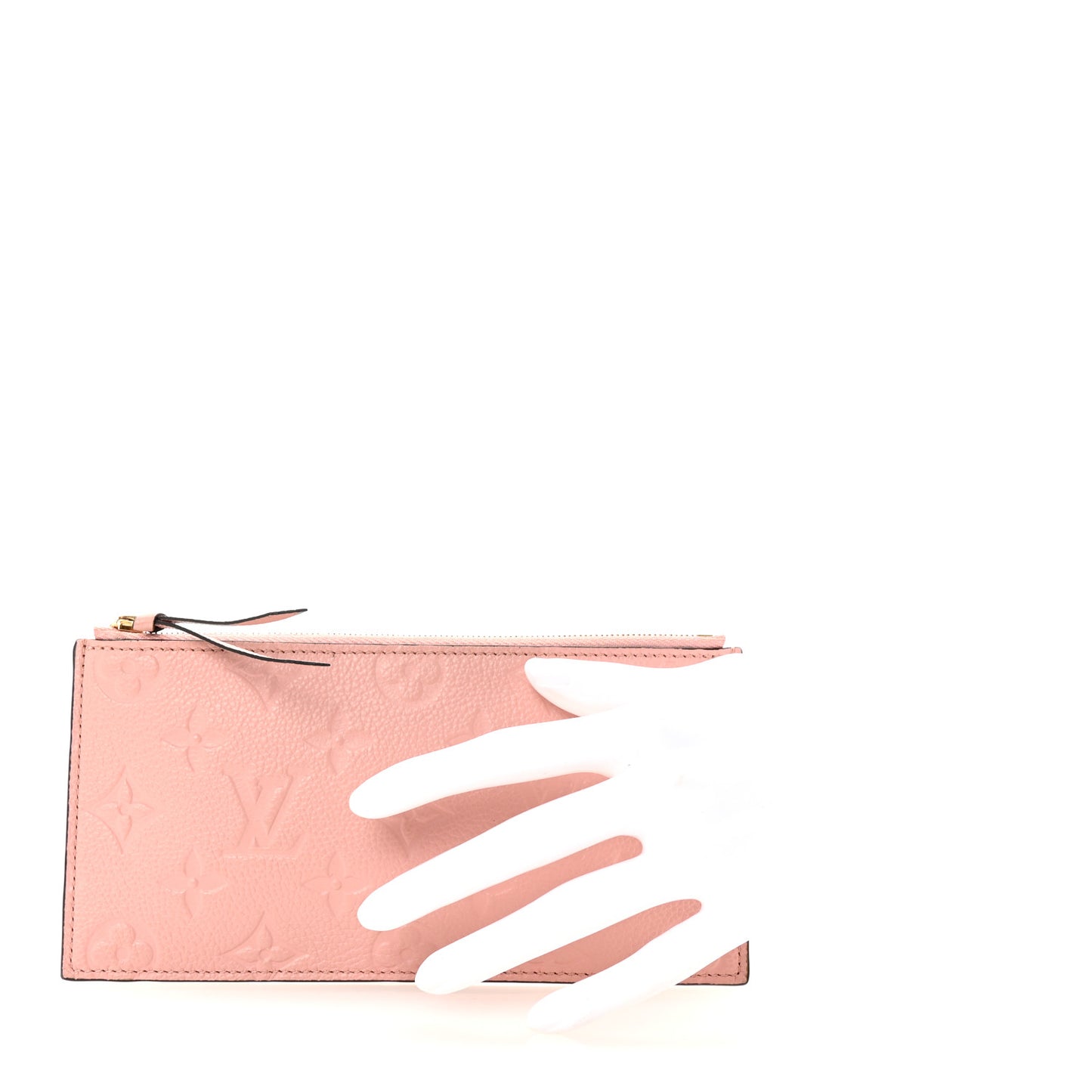Empreinte Felicie Chain Wallet Zippered Insert Rose Poudre
